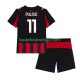 Camisola 1º Equipamento AC Milan Christian Pulisic 11 2025-2026 Manga Curta ,Criança