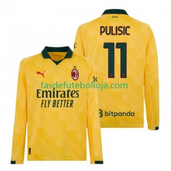 Camisola 3º Equipamento AC Milan Christian Pulisic 11 2025-2026 Manga Comprida ,Homem