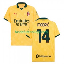Camisola 3º Equipamento AC Milan Modrić Luca 14 2025-2026 Manga Curta ,Homem