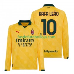 Camisola 3º Equipamento AC Milan Rafael Leao 10 2025-2026 Manga Comprida ,Homem