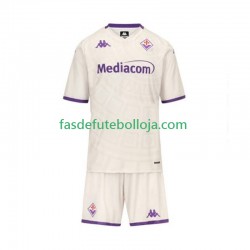 Camisola 2º Equipamento ACF Fiorentina 2025-2026 Manga Curta ,Criança