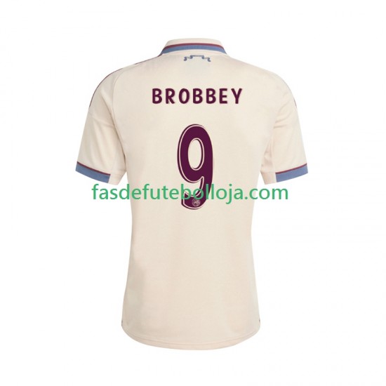 Camisola 3º Equipamento AFC Ajax Brian Brobbey 9 2025-2026 Manga Curta ,Homem