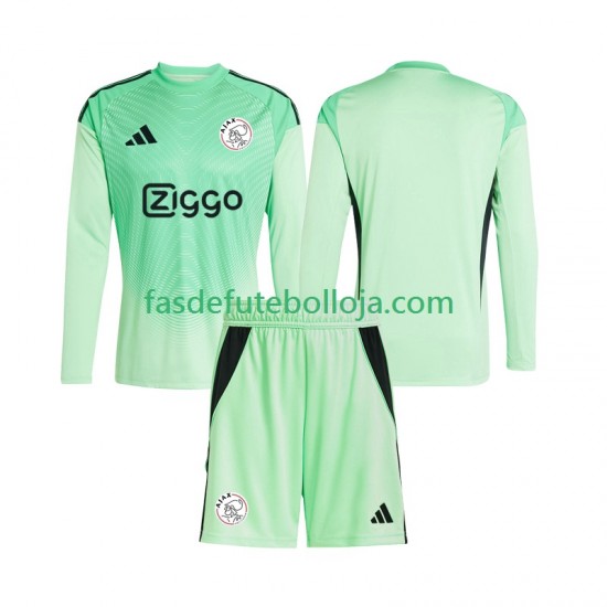 Camisola Guarda-redes 1º Equipamento AFC Ajax 2025-2026 Manga Comprida ,Criança