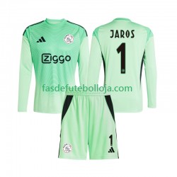 Camisola Guarda-redes 1º Equipamento AFC Ajax Vitezslav Jaros 1 2025-2026 Manga Comprida ,Criança