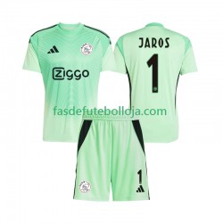Camisola Guarda-redes 1º Equipamento AFC Ajax Vitezslav Jaros 1 2025-2026 Manga Curta ,Criança