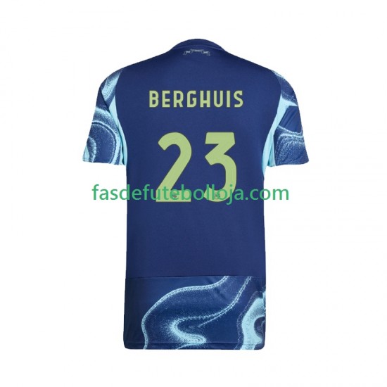 Camisola 2º Equipamento AFC Ajax Steven Berghuis 23 2025-2026 Manga Curta ,Homem