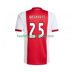 Camisola 1º Equipamento AFC Ajax Wout Weghorst 25 2025-2026 Manga Curta ,Homem