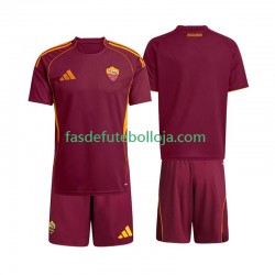 Camisola 1º Equipamento AS Roma 2025-2026 Manga Curta ,Criança