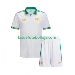 Camisola 3º Equipamento AS Roma 2025-2026 Manga Curta ,Criança