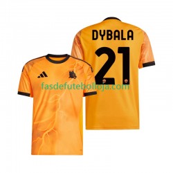 Camisola 2º Equipamento AS Roma Dybala 21 2025-2026 Manga Curta ,Homem