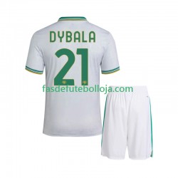 Camisola 3º Equipamento AS Roma Dybala 21 2025-2026 Manga Curta ,Criança
