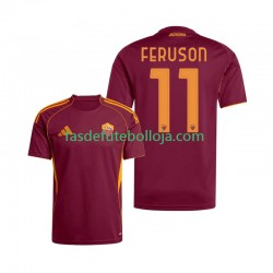 Camisola 1º Equipamento AS Roma Evan Ferguson 11 2025-2026 Manga Curta ,Homem