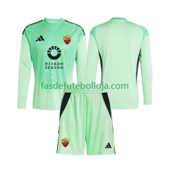 Camisola Guarda-redes 2º Equipamento 4º Equipamento AS Roma 2025-2026 Manga Comprida ,Criança