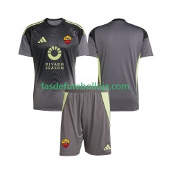 Camisola Guarda-redes 1º Equipamento AS Roma 2025-2026 Manga Curta ,Criança
