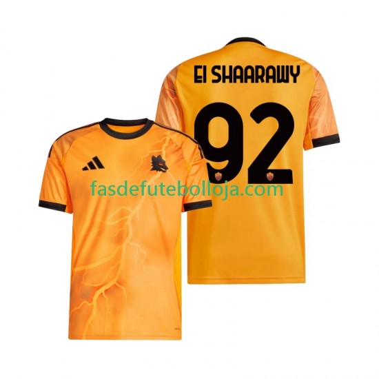 Camisola 2º Equipamento AS Roma Stephan El Shaarawy 92 2025-2026 Manga Curta ,Homem