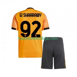 Camisola 2º Equipamento AS Roma Stephan El Shaarawy 92 2025-2026 Manga Curta ,Criança