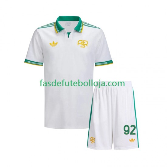 Camisola 3º Equipamento AS Roma Stephan El Shaarawy 92 2025-2026 Manga Curta ,Criança