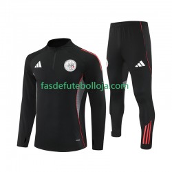 Preto Ajax Sweat de Treino Conjunto 2025-2026