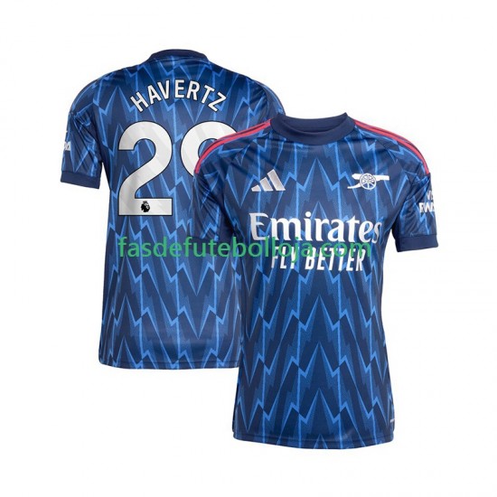 Camisola 2º Equipamento Arsenal Kai Havertz 29 2025-2026 Manga Curta ,Homem