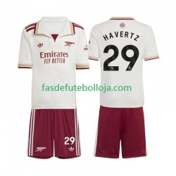 Camisola 3º Equipamento Arsenal Kai Havertz 29 2025-2026 Manga Curta ,Criança