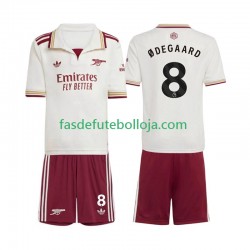 Camisola 3º Equipamento Arsenal Martin Odegaard 8 2025-2026 Manga Curta ,Criança