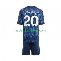 Camisola 2º Equipamento Arsenal Noni Madueke 20 2025-2026 Manga Curta ,Criança