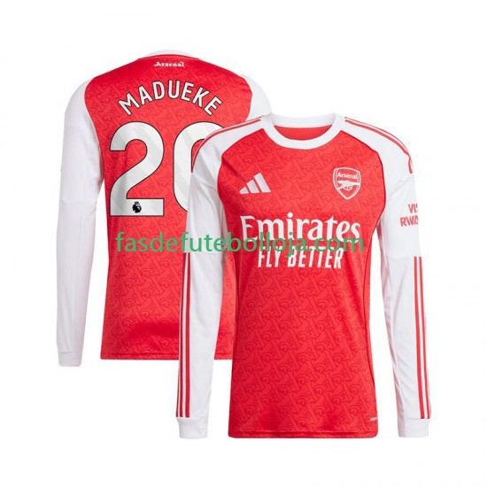 Camisola 1º Equipamento Arsenal Noni Madueke 20 2025-2026 Manga Comprida ,Homem