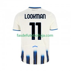 Camisola 2º Equipamento Atalanta Ademola Lookman 11 2025-2026 Manga Curta ,Homem