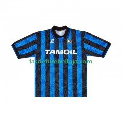 Camisola 1º Equipamento Atalanta 1991 Manga Curta Retro ,Homem