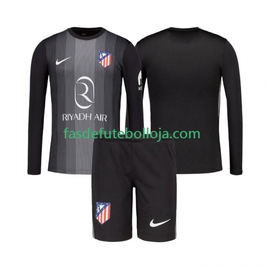Camisola Guarda-redes 2º Equipamento Atlético Madrid 2025-2026 Manga Comprida ,Criança