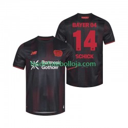 Camisola 1º Equipamento Bayer 04 Leverkusen Patrik Schick 14 2025-2026 Manga Curta ,Homem