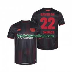 Camisola 1º Equipamento Bayer 04 Leverkusen Victor Boniface 22 2025-2026 Manga Curta ,Homem