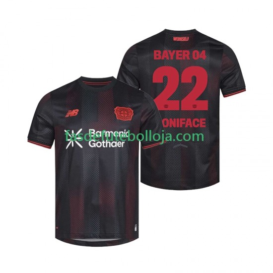 Camisola 1º Equipamento Bayer 04 Leverkusen Victor Boniface 22 2025-2026 Manga Curta ,Homem