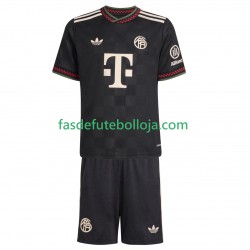 Camisola 3º Equipamento Bayern de Munique 2025-2026 Manga Curta ,Criança