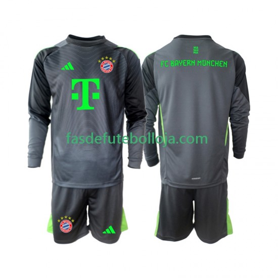 Camisola Guarda-redes 2º Equipamento Bayern de Munique 2025-2026 Manga Comprida ,Criança