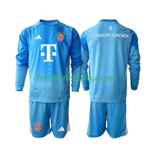 Camisola Guarda-redes 3º Equipamento Bayern de Munique 2025-2026 Manga Comprida ,Criança