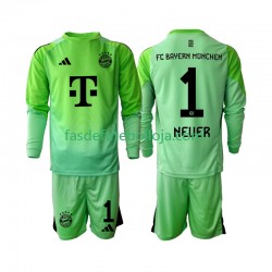Camisola Guarda-redes 1º Equipamento Bayern de Munique Neuer 1 2025-2026 Manga Comprida ,Criança