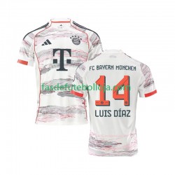 Camisola 2º Equipamento Bayern de Munique Luis Diaz 14 2025-2026 Manga Curta ,Homem