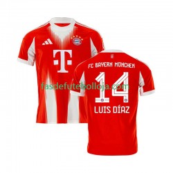 Camisola 1º Equipamento Bayern de Munique Luis Diaz 14 2025-2026 Manga Curta ,Homem