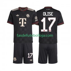 Camisola 3º Equipamento Bayern de Munique Michael Olise 17 2025-2026 Manga Curta ,Criança