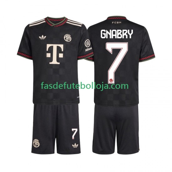 Camisola 3º Equipamento Bayern de Munique Serge Gnabry 7 2025-2026 Manga Curta ,Criança Camisola 3º Equipamento Bayern de Munique Serge Gnabry 7 2025-2026 Manga Curta ,Criança