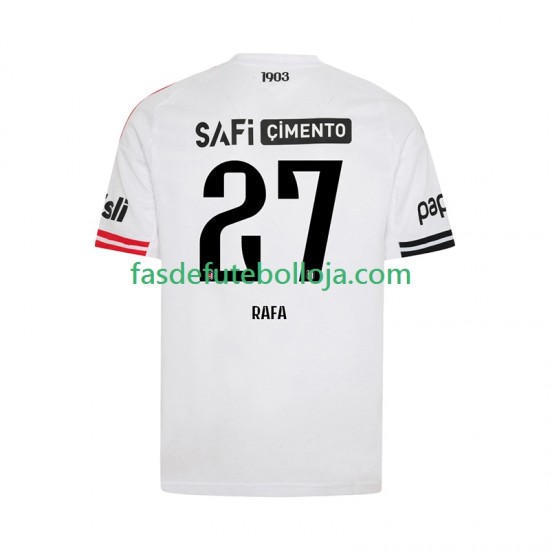 Camisola 1º Equipamento Besiktas Rafa Silva 27 2025-2026 Manga Curta ,Homem