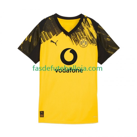Camisola 1º Equipamento Borussia Dortmund 2025-2026 Manga Curta ,Homem