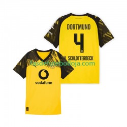 Camisola 1º Equipamento Borussia Dortmund Nico Schlotterbeck 4 2025-2026 Manga Curta ,Homem