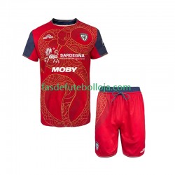 Camisola 1º Equipamento Cagliari Special 2025-2026 Manga Curta ,Criança