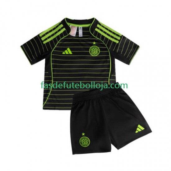 Camisola 2º Equipamento Celtic FC 2025-2026 Manga Curta ,Criança
