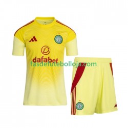 Camisola Guarda-redes 1º Equipamento Celtic FC 2025-2026 Manga Curta ,Criança
