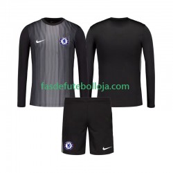 Camisola Guarda-redes 1º Equipamento Chelsea 2025-2026 Manga Comprida ,Criança