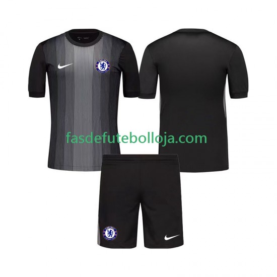Camisola Guarda-redes 1º Equipamento Chelsea 2025-2026 Manga Curta ,Criança