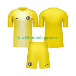 Camisola Guarda-redes 3º Equipamento Chelsea 2025-2026 Manga Curta ,Criança
